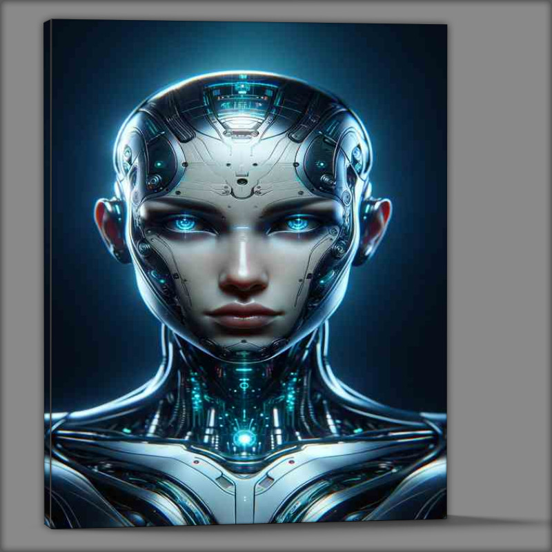Buy Canvas : (Cyborg Advanced Humanoid Robot An ultra realistic)