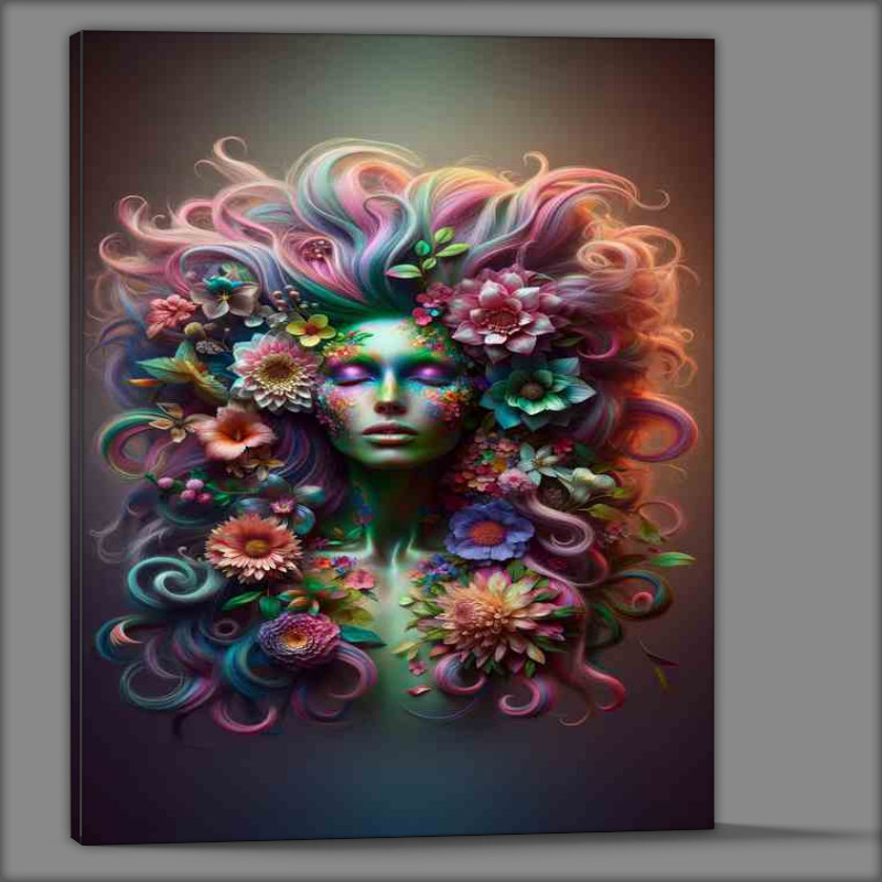 Buy Canvas : (Elegance Floral Fantasy Art)