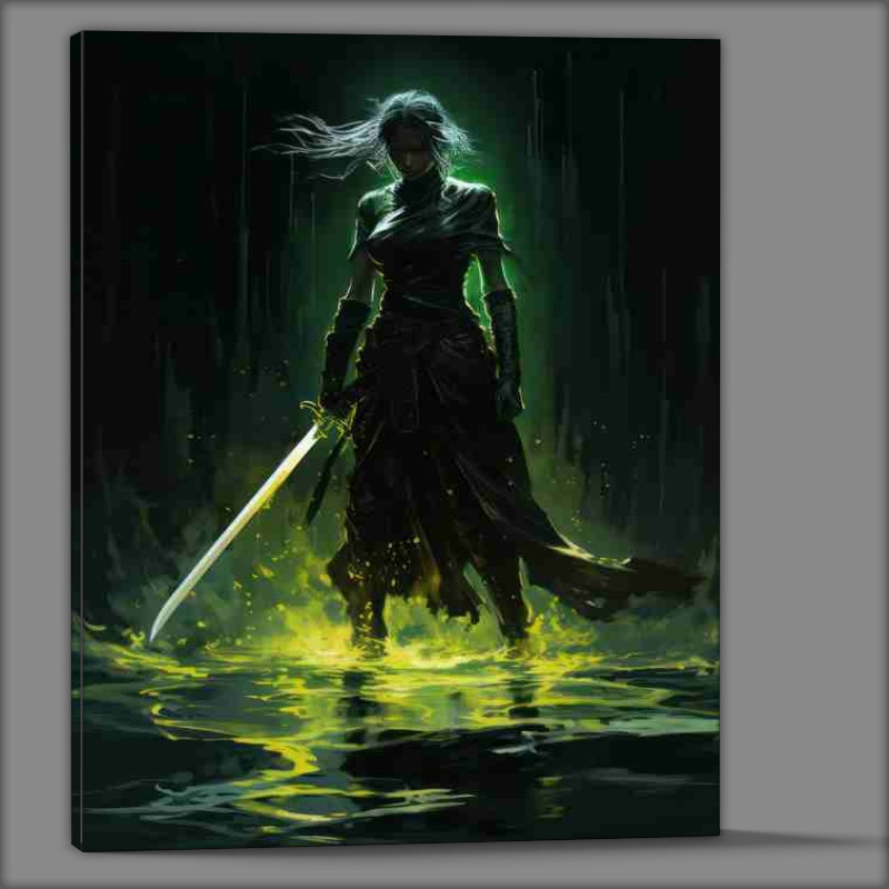 Buy Canvas : (khaleesi in dark waiting)