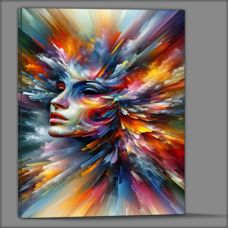 Buy Canvas : (Euphoria Dynamic Artistic Woman )