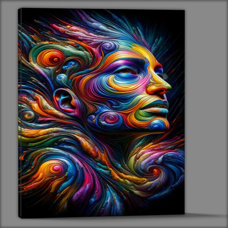 Buy Canvas : (Visage Abstract Artistic Expression )