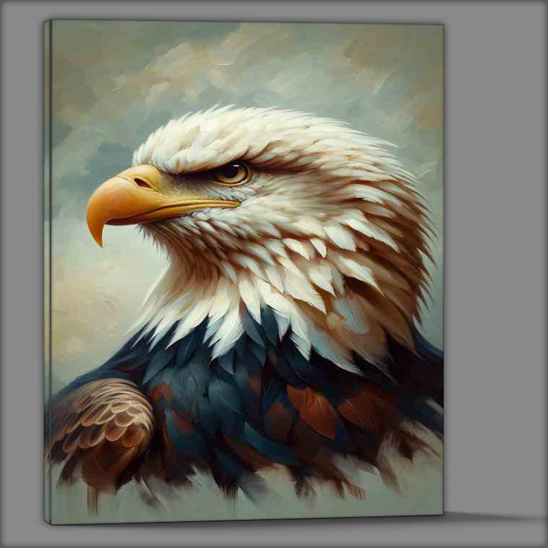 Buy Canvas : (Eagle Head regal painted style)