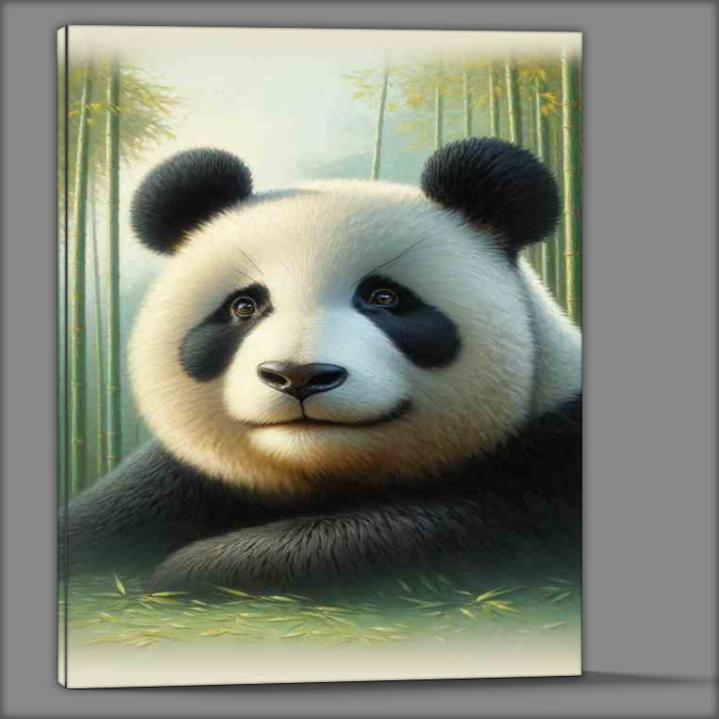 Buy Canvas : (Panda Dream gentle panda painted style)