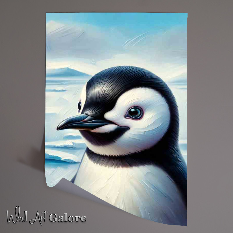 Buy Unframed Poster : (Personality head of a charming penguin)