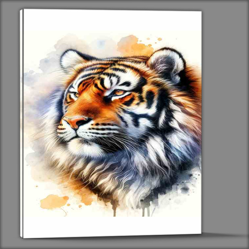 Buy Canvas : (Tiger Watercolor Animal Art style)