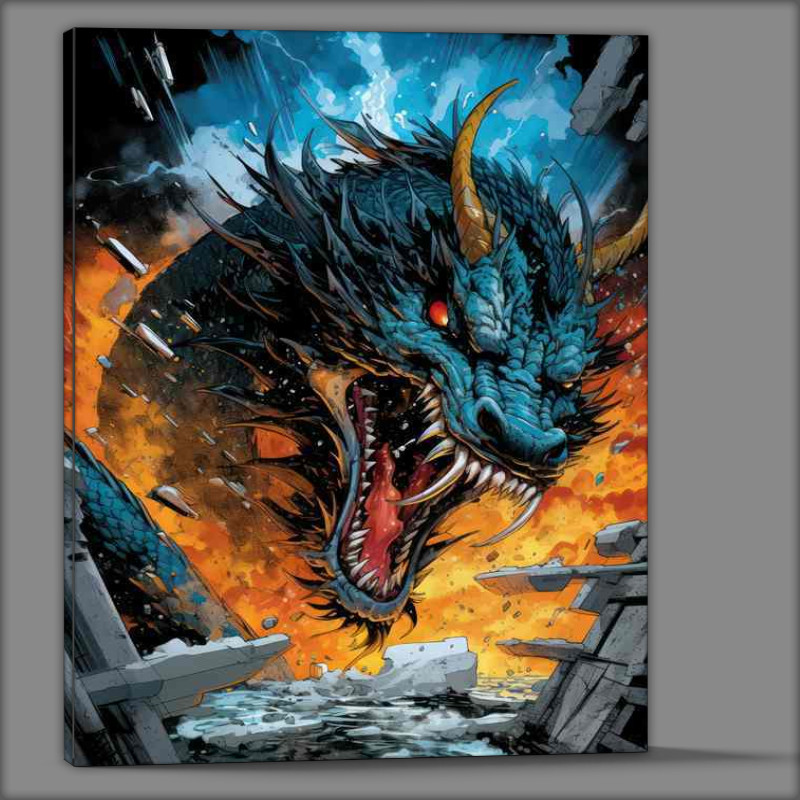 Buy Canvas : (Cosmic Reverberations Dragons Awakening)