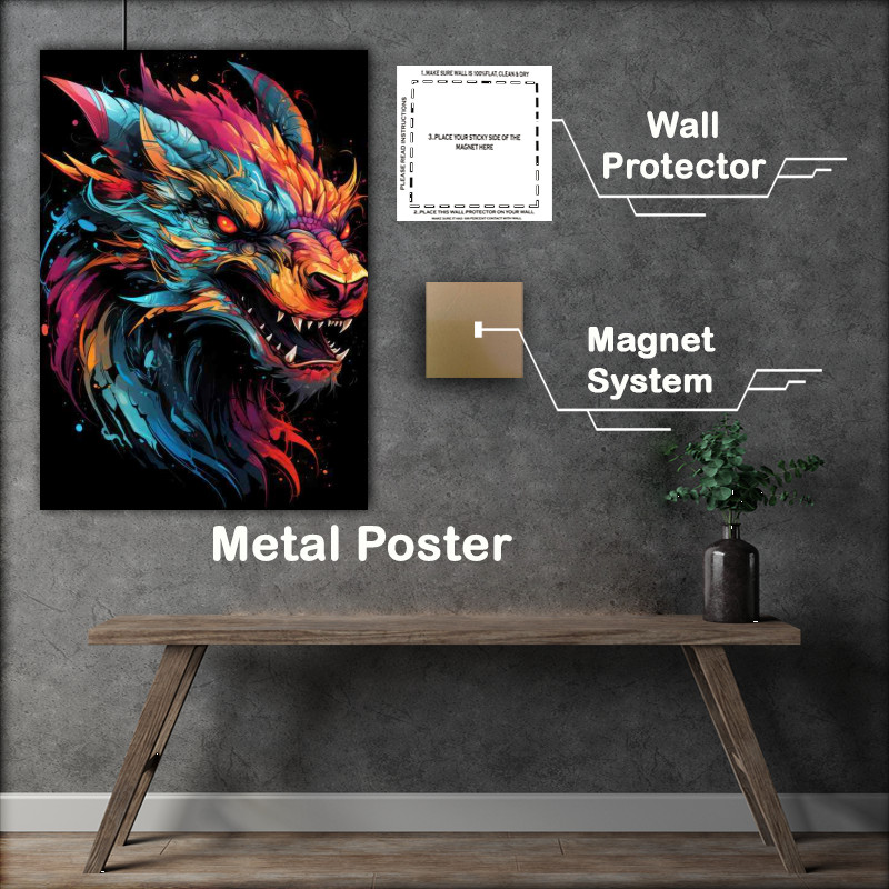 Buy Metal Poster : (Dragons Fearsome Creatures)
