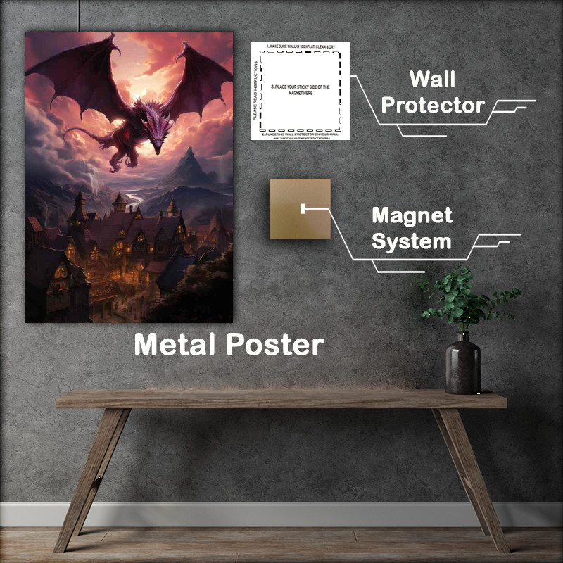 Buy Metal Poster : (Dragons From Terror to Treasure)