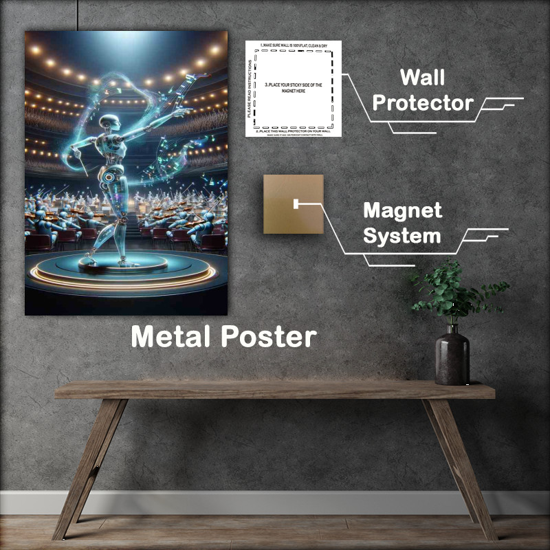 Buy Metal Poster : (Artistic Android Maestro)