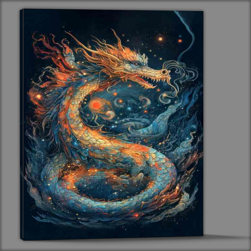 Buy Canvas : (Echoes from the Dragonscale Tapestry)