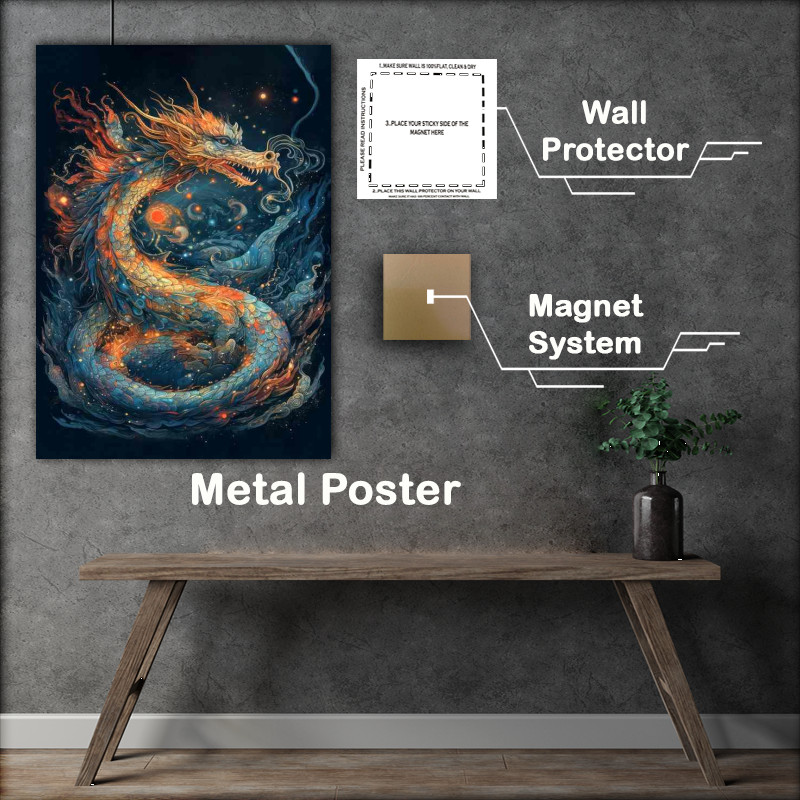 Buy Metal Poster : (Echoes from the Dragonscale Tapestry)