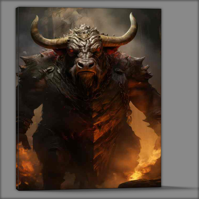 Buy Canvas : (Exploring the Different Breeds of Fictional bulls)
