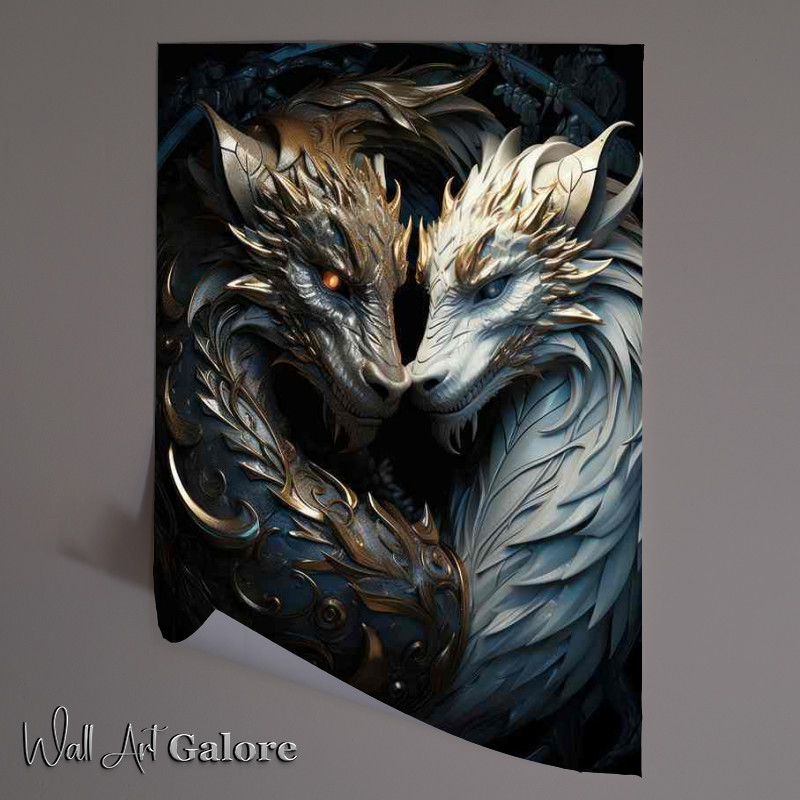 Buy Unframed Poster : (Fierce Dragons)