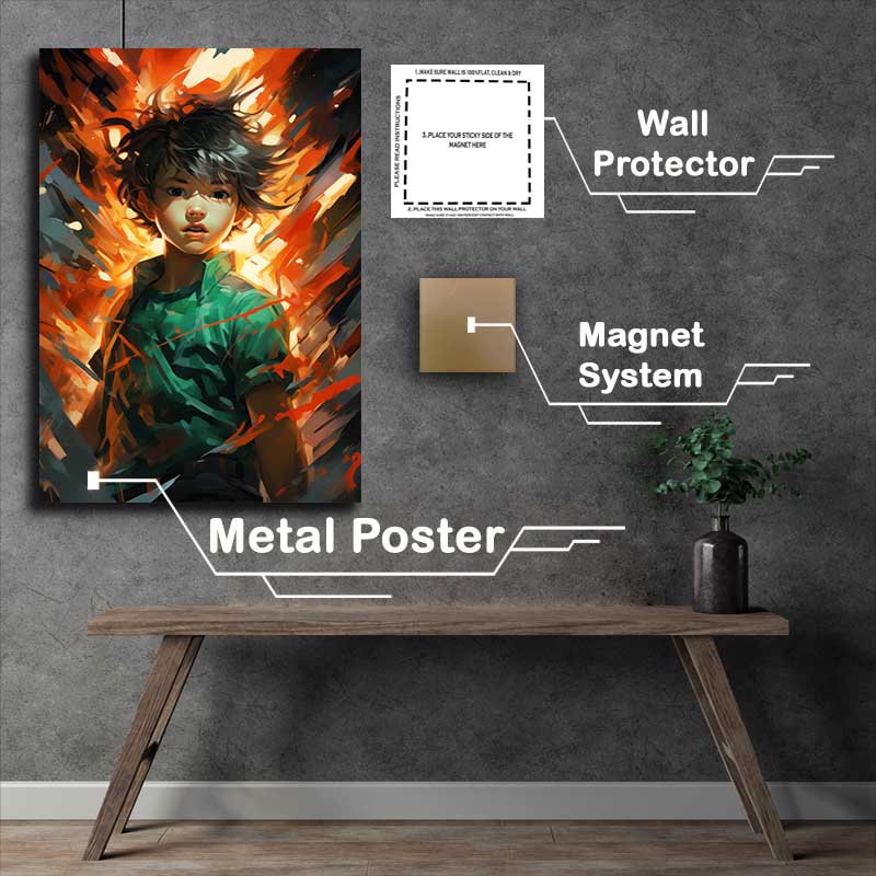Buy Metal Poster : (Spike Spiegel Cowboy Bebop style)