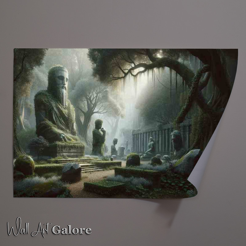 Buy Unframed Poster : (Garden of Whispering Titans)