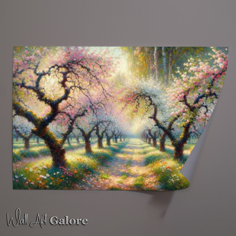 Buy Unframed Poster : (Springs Awakening A Blossoming Orchard)