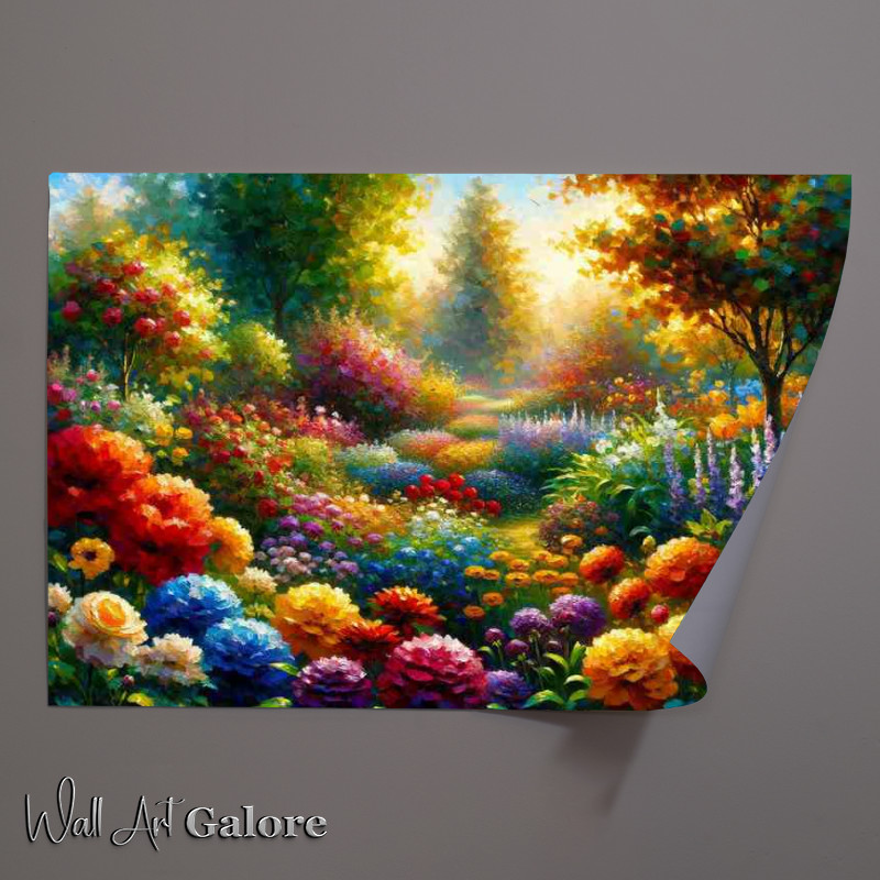 Buy Unframed Poster : (Vibrant Bloom A Spring Garden)