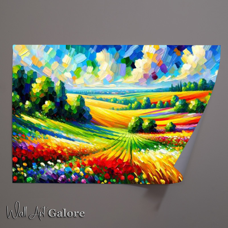 Buy Unframed Poster : (Vivid Summer A Countryside Expressionist Style)
