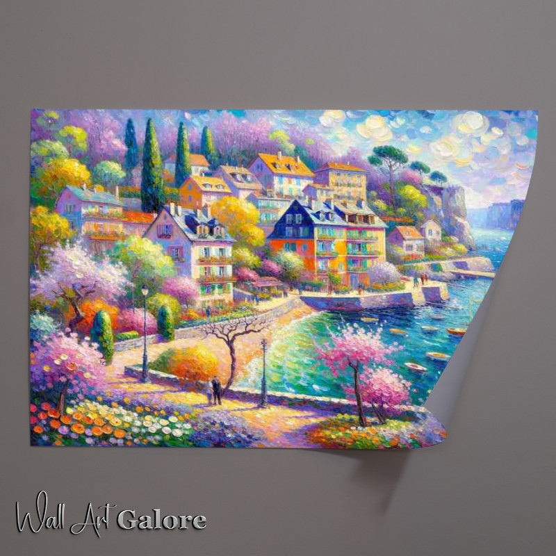 Buy Unframed Poster : (Springs Palette A Coastal Village)