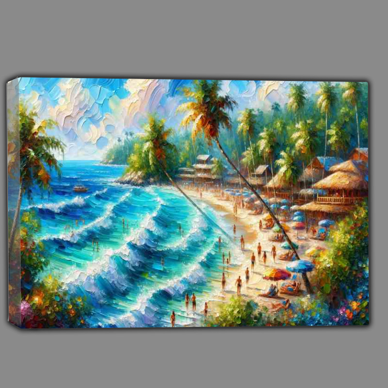 Buy Canvas : (Summers Adventure A Tropical Beach)