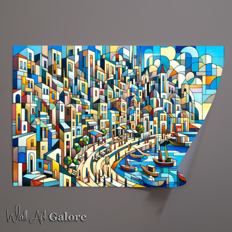 Buy Unframed Poster : (Summers Harmony A Coastal Town)