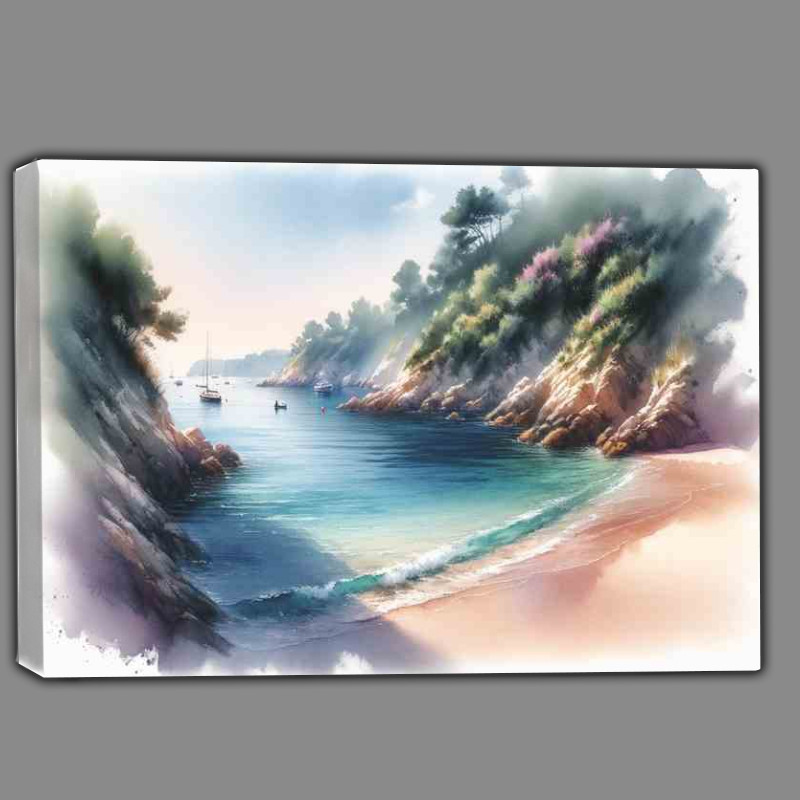 Buy Canvas : (Summes Retreat A Hidden Cove)