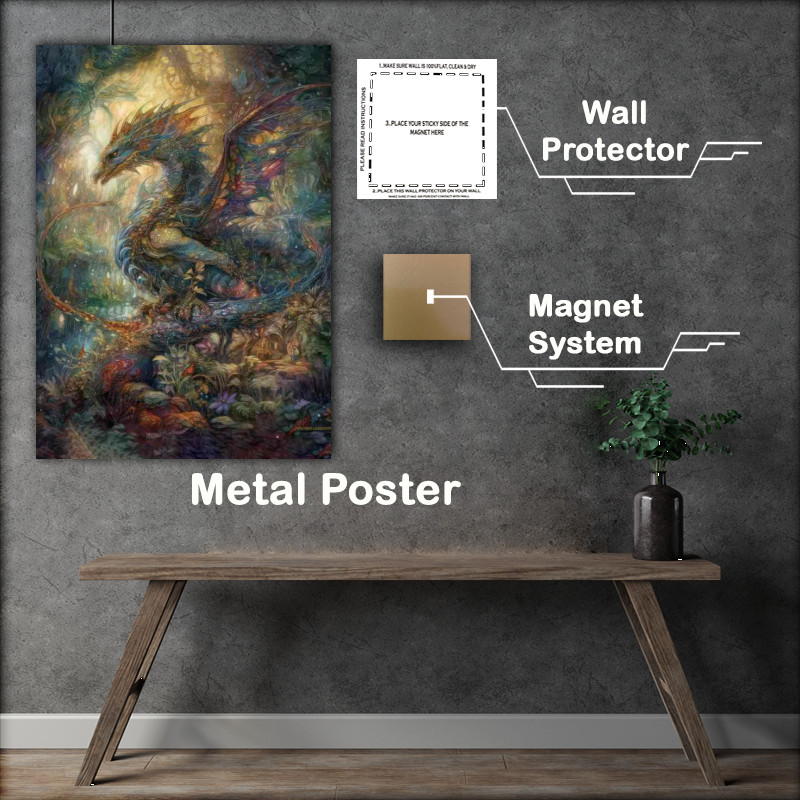 Buy Metal Poster : (In the Embrace of the Draconic Enchantment)