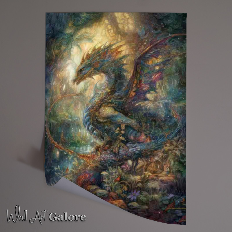 Buy Unframed Poster : (In the Embrace of the Draconic Enchantment)