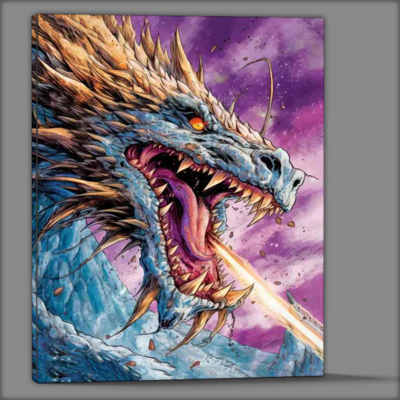 Buy Canvas : (In the Heart of the Mythical Wyvern)