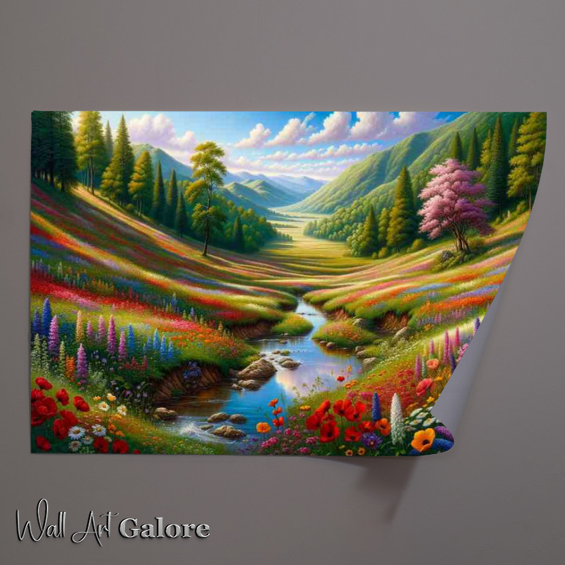 Buy Unframed Poster : (Verdant Vibrance A Spring Valley)