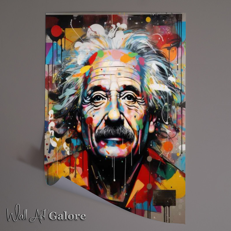 Buy Unframed Poster : (Albert Einstein all about the maths)
