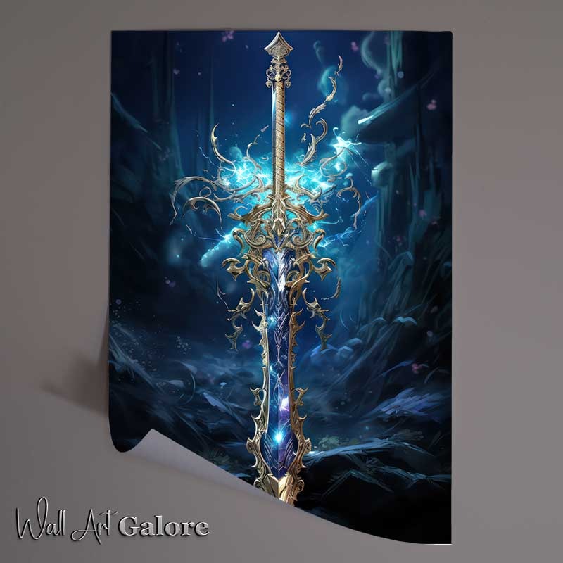 Buy Unframed Poster : (Sword in the water)