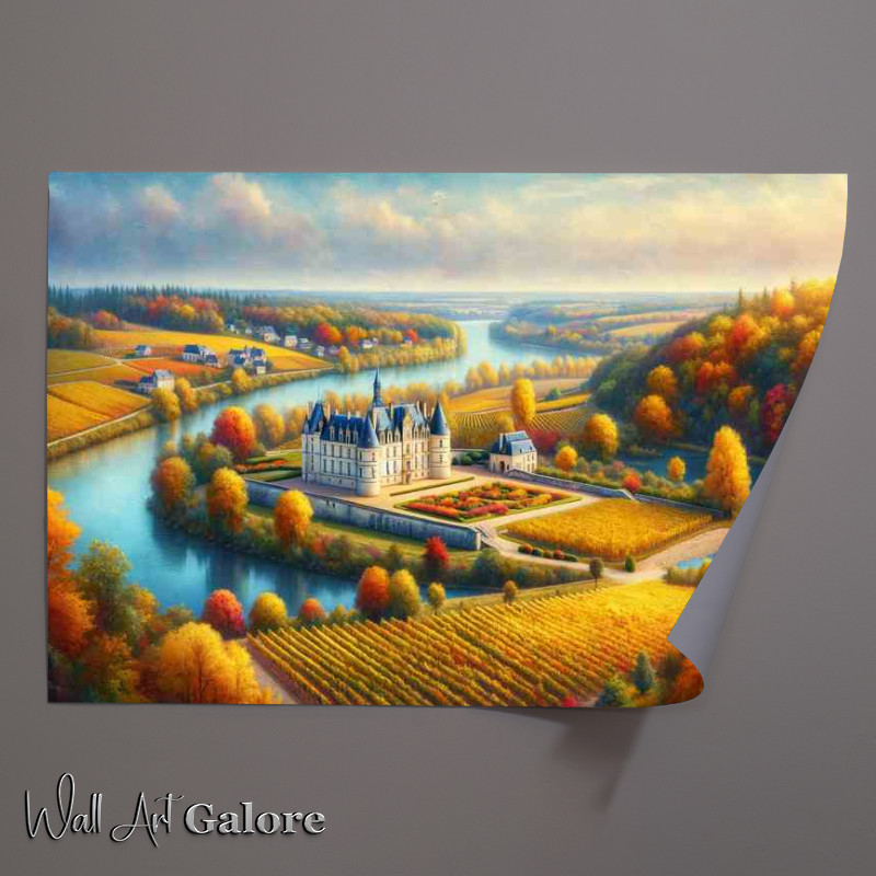Buy Unframed Poster : (Autumn day in the Loire Valley France)