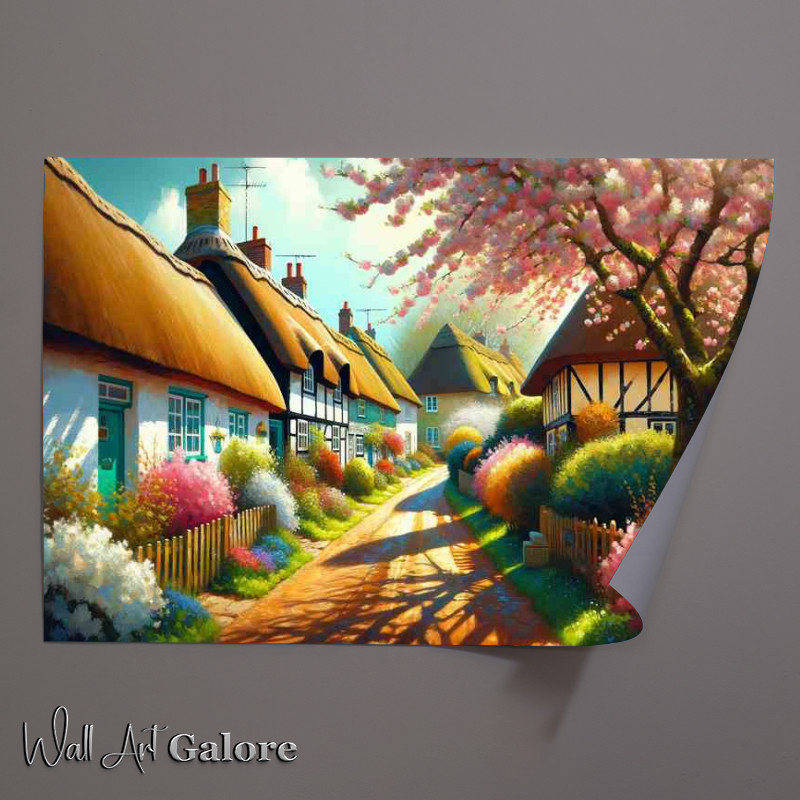 Buy Unframed Poster : (Bright spring morning in Cornwall UK)