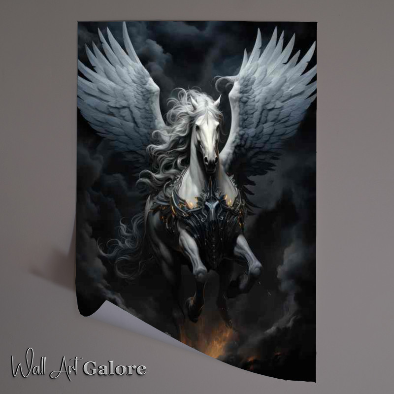 Buy Unframed Poster : (Pegasus From Greek Mythology)