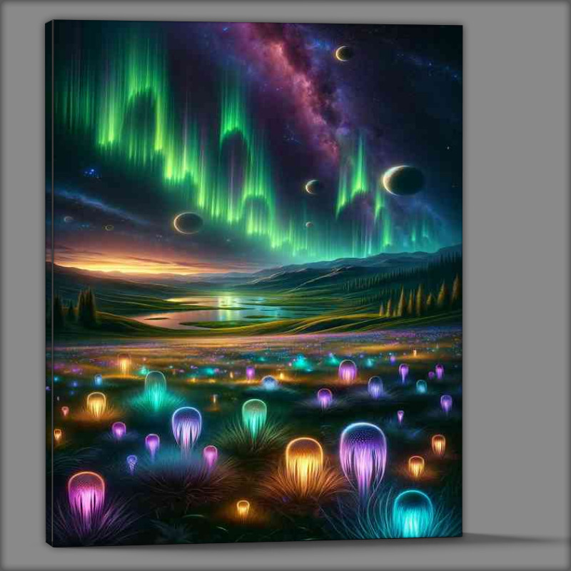Buy Canvas : (A fantasy planet a vast array of colours)