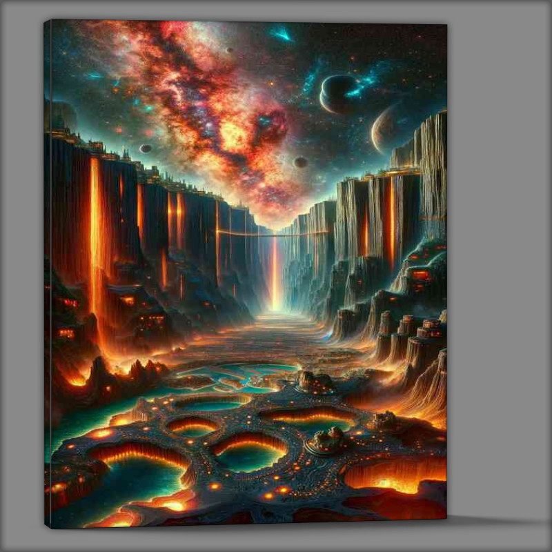Buy Canvas : (Fantasy planet expansive plane)