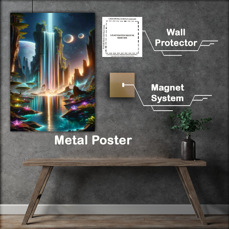 Buy Metal Poster : (The scene illustrates a magnifice)