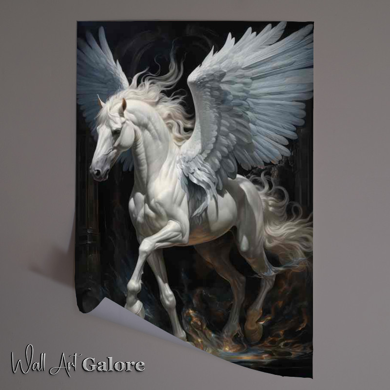 Buy Unframed Poster : (Pegasus Tales Winged Horses in Ancient Legends)