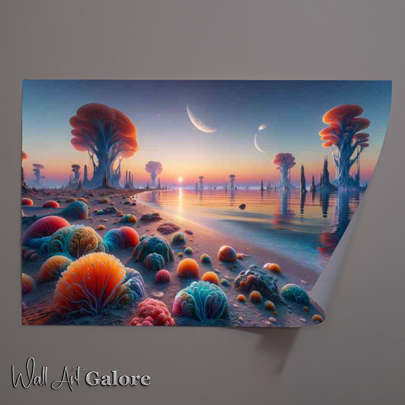 Buy Unframed Poster : (A fantasy planets an otherworld)