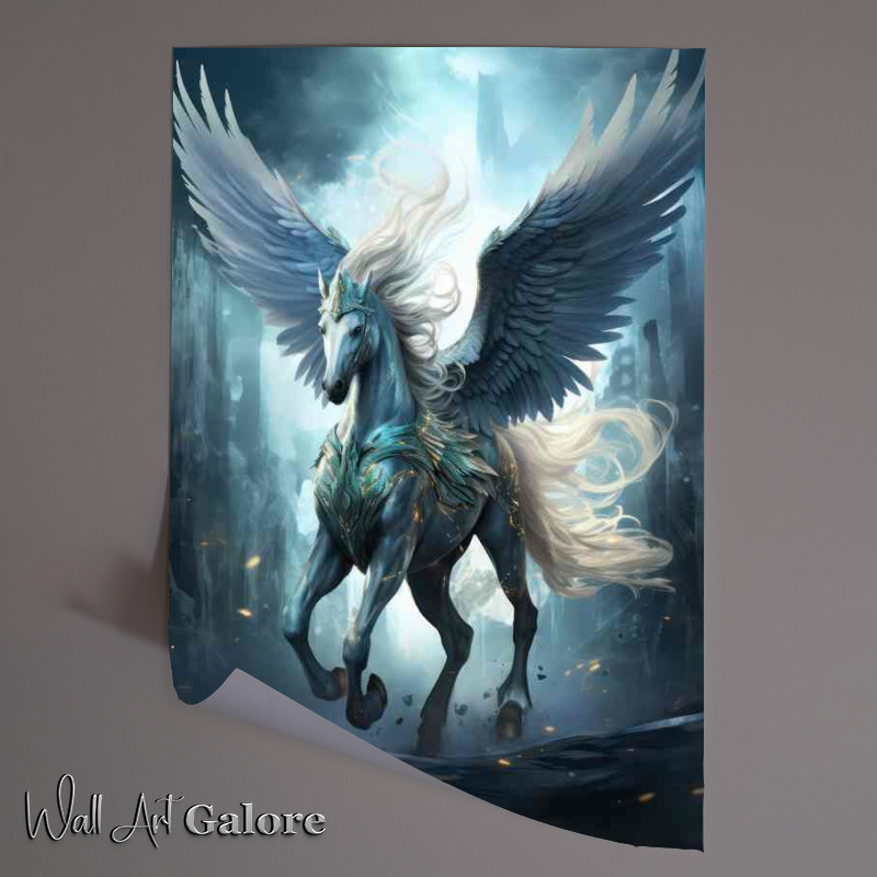 Buy Unframed Poster : (Pegasus horse The Power and Majesty in Fantasy)