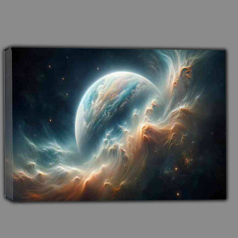 Buy Canvas : (A minimalistic yet enchanting space scene)