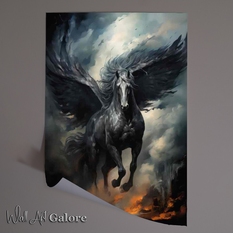 Buy Unframed Poster : (Pegasus in Literature A Historical Overview)