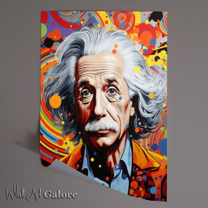 Buy Unframed Poster : (Albert Einstein pop art)
