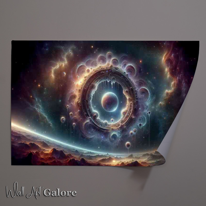 Buy Unframed Poster : (Fantasy scene with minimal planetary elements)