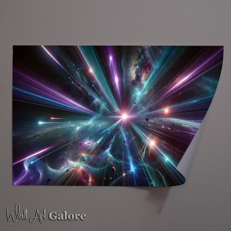 Buy Unframed Poster : (Space fantasy scene with almost no planetary elements)