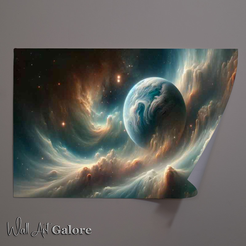 Buy Unframed Poster : (This composition centers on a singular planet)