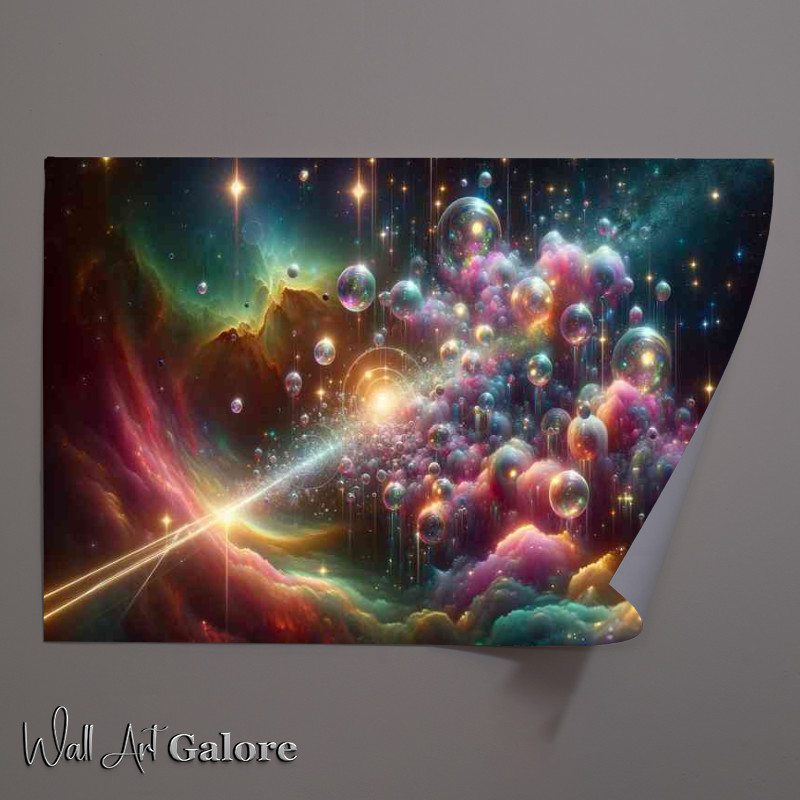 Buy Unframed Poster : (space fantasy scene surreal cosmic event)