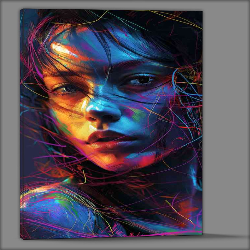 Buy Canvas : (Art with a womans face)