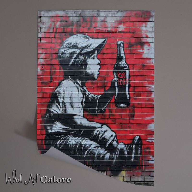 Buy Unframed Poster : (Banksy style coca cola)